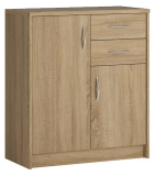 Komoda SCONTO K1 2D 2S (dub sonoma)