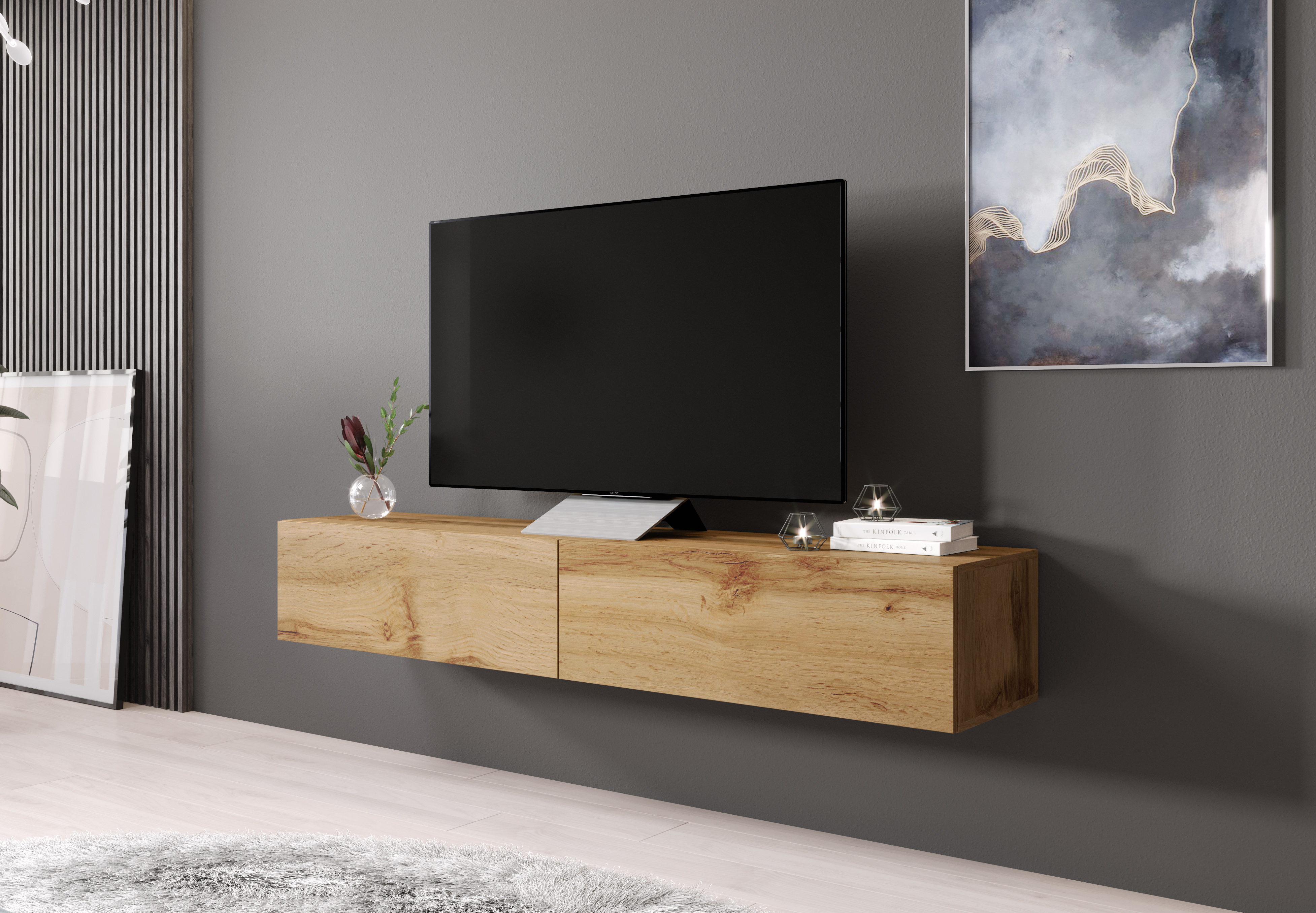 TV stolík Vigo (dub wotan/dub wotan)