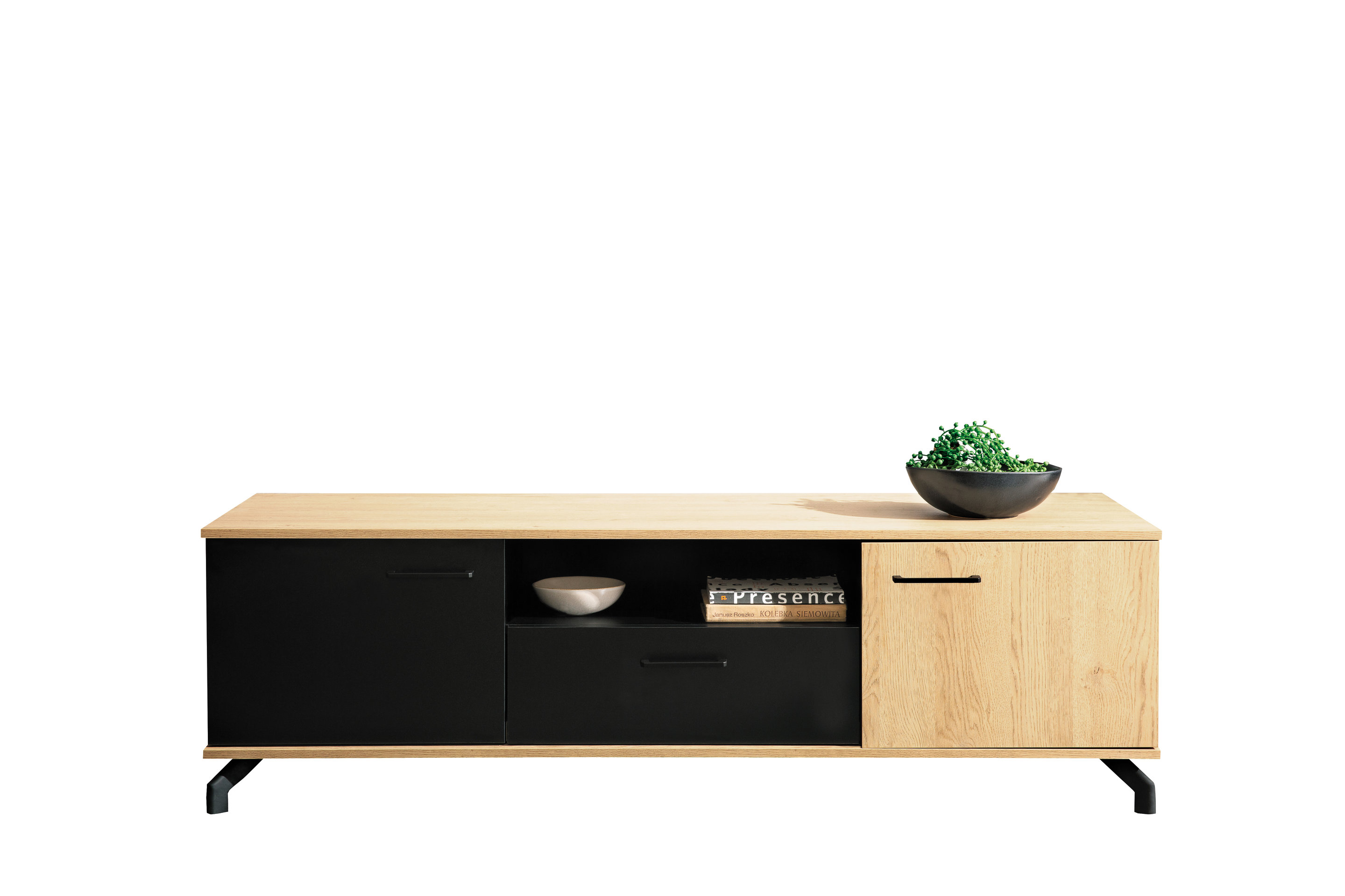Madison Tv stolík MD7 dub/čierna