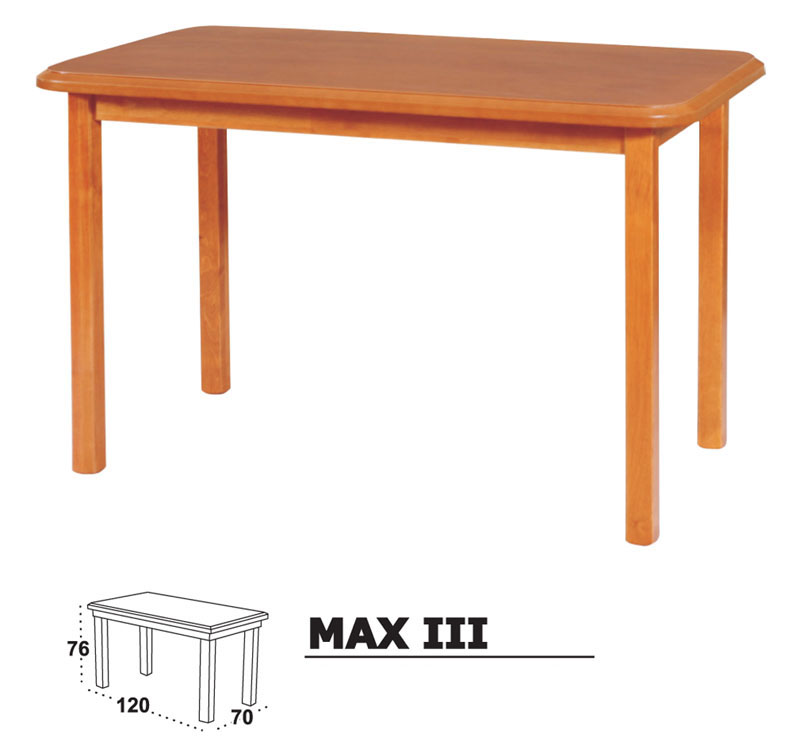 Jedálenský stôl MAX III L